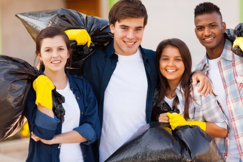 Steps involved in garden waste removal process