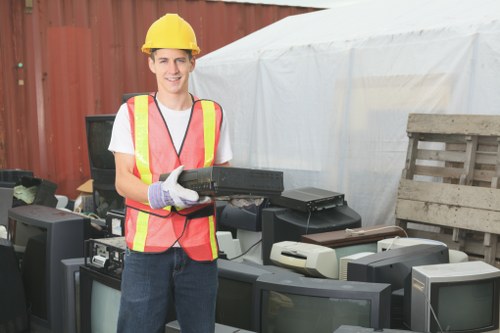 Customer satisfied with garage clearance service